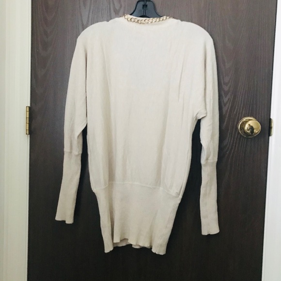 🇮🇹V-neck Golden Chain Sweater - Picture 5 of 7